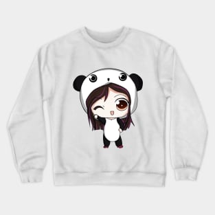 Panda Anime Crewneck Sweatshirt